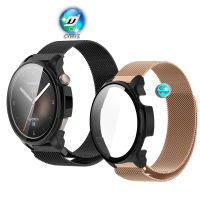 Uitable สำหรับ Huami Amazfit สายนาฬิกาข้อมือที่สมดุลนาฬิกา Huami Amazfit สมดุลสายนาฬิกาโลหะสายรัดข้อมือกีฬา Amazfit สมดุลป้องกันเคสหน้าจอ