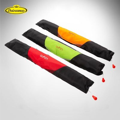 Zippered Inflatable Life-saving Belt Round Buoys PFD Rafting Surfing Fishing Boating Safety Vest Lifeguard 100N