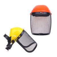 【hot】✕✎⊙  Garden Trimmer Safety Helmet Hat With Face Mesh Logging Cutter Forestry Protection