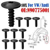 ตัวหนีบขันด้วยสกรูเจาะหัว N90775001torx 10ชิ้นสำหรับ Vw Volkswagen Cabrio Polo Touareg ด้วงกอล์ฟรถยนต์ Audi A3 N90892001