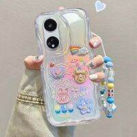 ☍ เคส Reno 8T 8Z 7Z 8 T 10 5G A98 A78 5 6 Reno7 เคสโทรศัพท์มือถือแบบใส กันกระแทก กันรอยเลนส์กล้อง ลายการ์ตูนน่ารัก สามมิติ สําห