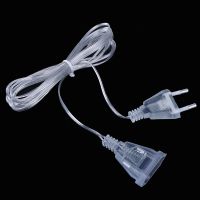 【YF】 NEW 3MEU Power Extension Cable Plug Transparent Standard Cord For Home Holiday Led String Lht Christmas Lhts