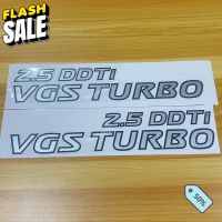 สติ๊กเกอร์* 2.5 DDTI VGS TURBO ติดข้างประตู NISSAN นาวารา NP 300 ( ต่อชุด มี 2 ชิ้น )