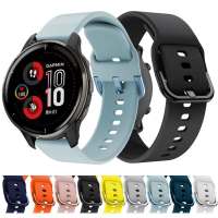 สายนาฬิกาข้อมือ20มม. สำหรับ Garmin Venu 2 Plus/venu SQ/Venu สมาร์ทวอทช์สายรัดข้อมือซิลิโคนสำหรับ GarminMove Sport Band