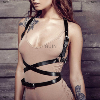 GUIN ผู้หญิงเซ็กซี่ garter Body bonds แฟชั่นพังก์ผูกสายรัดเอว suspender