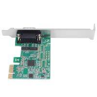 PCIE to Single Serial Port Rs232 Expansion Card Chip AX99100 Serial DB9 Pcie Adapter Riser Card for Desktop Computers