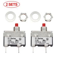 2PCS Kuoyuh 91 3.5A Miniature Circuit breaker Overload protector switch