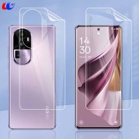 SGP ไฮบริดสำหรับ Oppo Reno10 Pro Plus 5G นิ่ม TPU ใสไฮโดรเจลคลุมทั้งหมดฟิล์มป้องกันหน้าจอแบบอ่อนฟิล์มด้านหลังสำหรับ Reno10 Pro 10 Pro + Reno10 Pro Plus ไม่ใช่กระจก