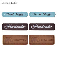 24Pcs/lot Mixed Handmade Leather Garment Labels For Clothes Diy Label Tags Diy Sewing Materials Stickers Labels