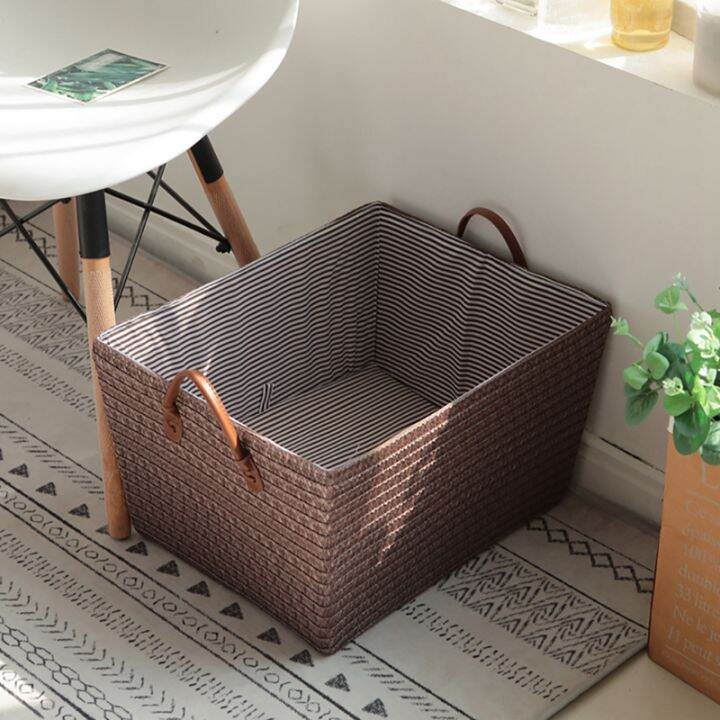 rectangular-woven-storage-basket-organizer-storage-baskets-reusable-sundries-book-toys-storage-box-for-home