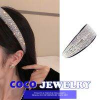 ฉบับภาษาเกาหลีเครื่องประดับ COCOJEWELRY พร้อมที่คาดผมเพชรแถบคาดศีรษะพลอยเทียมกว้าง4ซม. พร้อมคลิปหลายวิกผมปลอมทำลอนย้อมสีติดเพชรสายคาดผมลายสก๊อตพร้อมเครื่องประดับผมแบบกันลื่นสีแดงตาข่าย