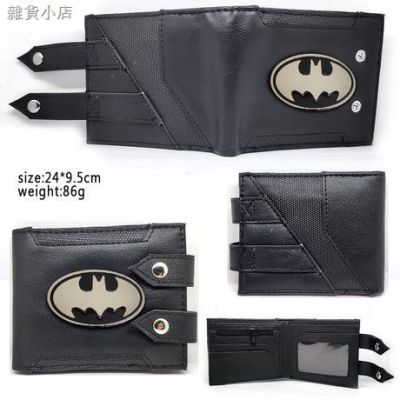 ⊙ Comic Batman Wallet Dark Knight Student Men Women PU Short