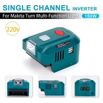 200W Power Inverter for Makita 18V Battery To 110V/220V AC Output