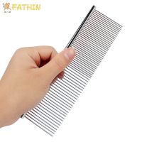 FATHIN Pet Grooming Supplies Dog Grooming Combs Stainless Steel Dog Brush M L XL for Small Large Dogs Cats Brushes  Combs