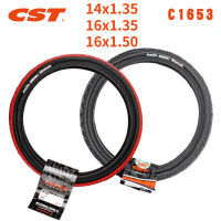 【COD】CST ฉุกเฉิน IC เส้นผ่านศูนย์กลางล้อขนาดเล็ก14นิ้ว14X1.35 60TPI C1653ยางพับ16X1.35 16X1.5 Anti Punct จักรยานเด็กยาง