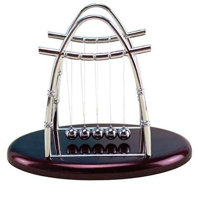 Magnetic Sail Pendulum Newton Cradle Metal Crafts Creative Miniature Figurine Home Decoration Ornaments Perpetual Instruments