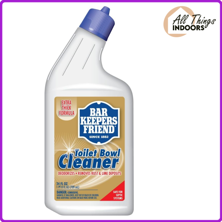 Bar Keepers Friend Toilet Bowl Cleaner, Blue, 24 Fluid Ounce Lazada PH