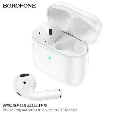 SY BOROFONE  BW02หูฟังบลูทูธ พร้อมกล่องชาร์จ Wrieless Bluetooth with Box Charging