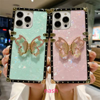 ที่ยึดกันตกสำหรับ iPhone 14 Plus 14 13 12 Pro Max ไม่ติดลายนิ้วมือเป็นมิตรกับผิวเคสโทรศัพท์4มุมป้องกันการตก