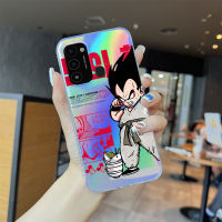 เคสสำหรับ Tecno Spark 10 Pro Spark 8C Spark Go 2022อนิเมะ (มังกร) เคสโทรศัพท์สลายเลเซอร์การ์ตูน Soon Goku สีรุ้งใสขอบบางเฉียบ TPU นุ่มมากเคสกันกระแทกมีสีสันบัตรเลเซอร์ในตัวเคส