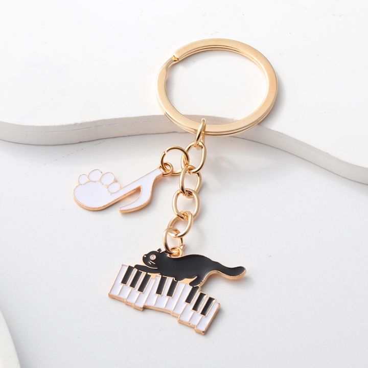 cute-black-cat-music-note-piano-enamel-keychains-for-women-men-musician-friend-gift-key-rings-handbag-decoration-bag-ornaments