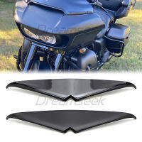 ไฟหน้ารถจักรยานยนต์ Mean Mug Bezel Trim สำหรับ Harley Touring Road Glide FLTRX 2015-2022 Glossy Black/matte Black