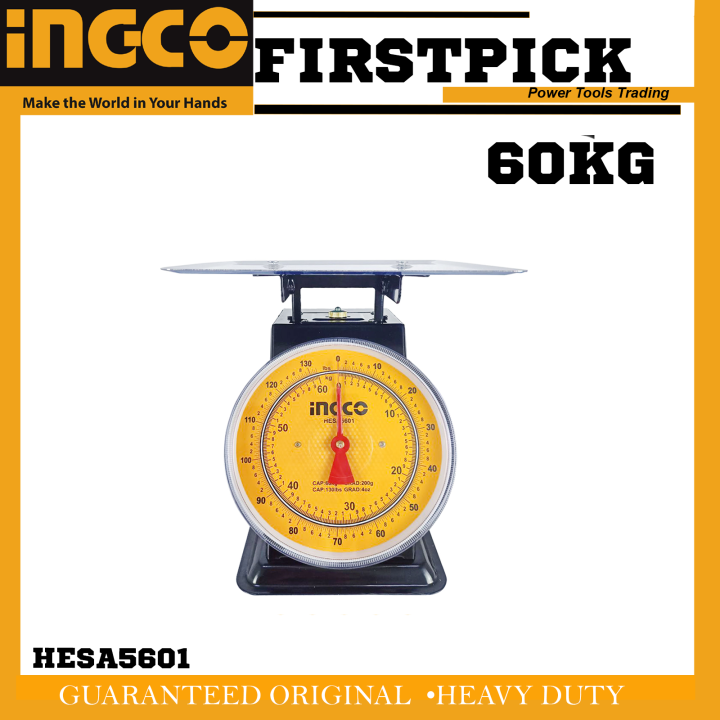 Ingco HESA5601 Spring Table Scale Kitchen Dial Plate Weighing Scale ...