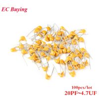 【YF】☁☞✈  100Pcs 50V Monolithic Capacitor 20PF   4.7UF 22PF 47NF 220NF 1NF 1UF 100NF 330NF 103 104 105 473 681 5.08mm