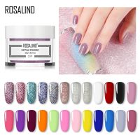 Rosalind 30G Glitter Nail Infiltrating Powder อะคริลิคแกะสลักผงเล็บธรรมชาติ Dipping Powder Lasting Nail Art