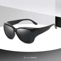 EVOVE Clip on Sunglasses Women Male Polarized Glasses Fit Over Eyeglasses Frame Men Reading Spectacles Set Driving Goggles