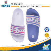 K-Swiss Collection เค-สวิส รองเท้าแตะ รองเท้าแตะแบบสวม รองเท้าสำหรับผู้หญิง W SD Bow KSWSDST220401 WH/ BL (590)