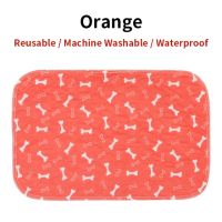 Reusable Pet Urine Pad Washable Dog Cat Diaper Mat 3 Layer Absorbent Dogs Diapers Pads Bone Paw Print For Sofa Bed Floor