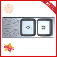 ซิงค์ฝัง 2หลุม 1ที่พักซ้าย HAFELE ELGAR 495.39.413 สเตนเลสBuilt-in Sink 2B1D HAFELE ELGAR 495.39.413 RHD 2B1D SS **สอบถามเพิ่มเติมได้จ้า**