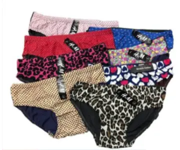 H&M PANTY WOMENS COTTON GOOD QUALITY COD #12PCS