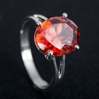 [COD] AliExpress wish direct sales and classic four-claw diamond-set womens ring super zircon oval head