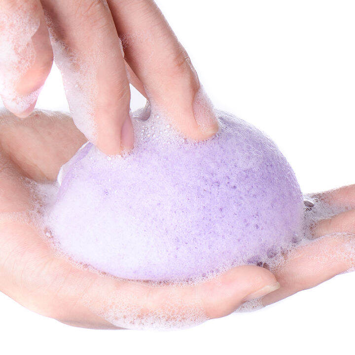 sponge-cosmetic-puff-face-cleaning-round-shape-natural-konjac-face-puff-facial-wash-flutter-deep-cleansing-pores-makeup-tool