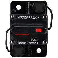 Waterproof Circuit Breaker,With Manual Reset,12V-48V DC,for Car Marine Trolling Motors Boat Power Protect