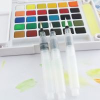 【CW】3PCS Empty Pen Rod Refillable Paint Brush Water Storage Color Brush High-capacity Art Drawing Supplies Soft Watercolor Ink Pens