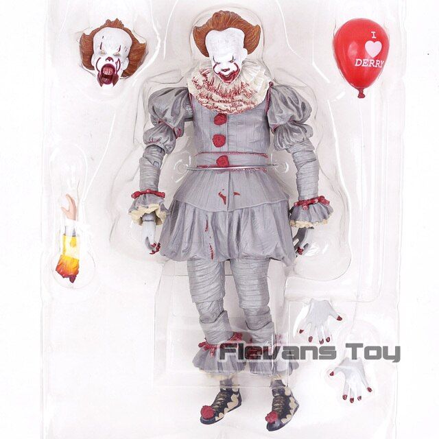 neca-stephen-king39-s-pennywise-the-movie-1990-7quot-action-figure-ของเล่นสะสม