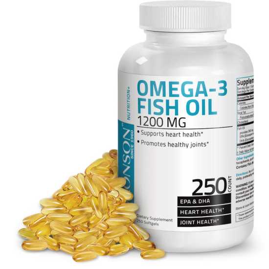 Organic omega 3 fish oil - 1200mg - 250 viên mỹ - bổ mắt tim mạch - ảnh sản phẩm 1