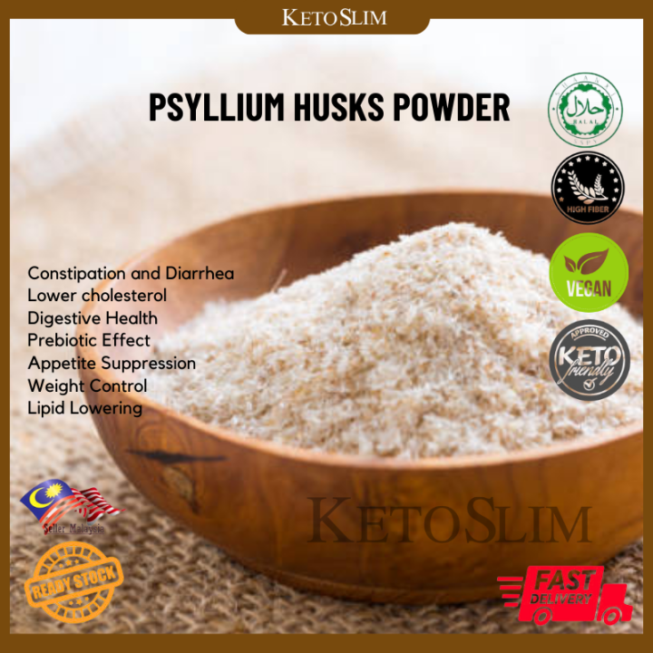 Keto Slim Psyllium Husks Powder 99 Ketogenic Baking Meal Replacement