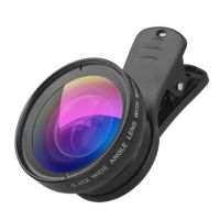 【Ready】 Wide-angle macro mobile phone universal external lens ultra-wide-angle macro two-in-one SLR outdoor shooting lens set