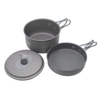 ชุดหม้อและกะทะแค้มปิ้งอลูมิเนียม หม้อและกะทะแค้มปิง  (Camping Cookware Set Og002)