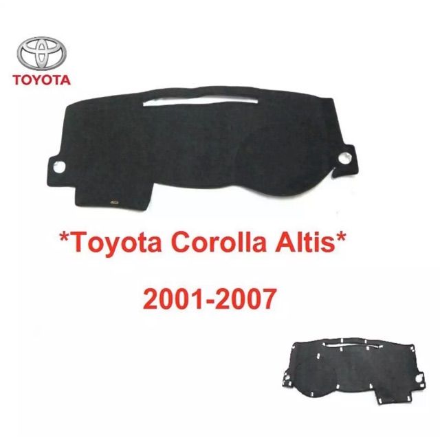 พรมปูคอนโซลหน้ารถ-toyota-corolla-altis-2001-2007