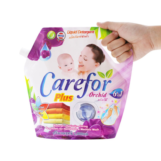 Nước giặt carefor plus orchid 6 in 1 túi 2000ml - ảnh sản phẩm 4