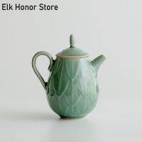 【hot】﹍ 170ml Yue Kiln Celadon Throne Pot Making Set Gifts