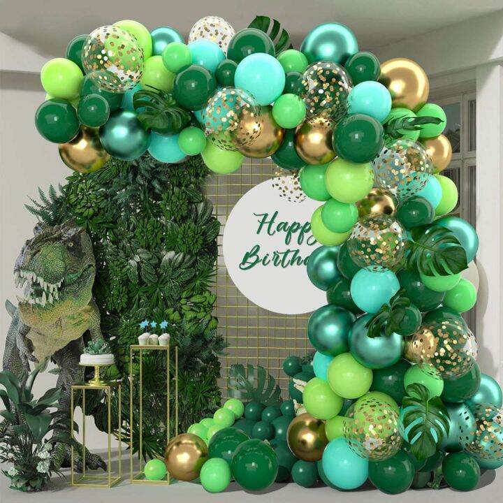 cc-145pcs-balloons-garland-arch-jungle-birthday-kid-wedding-supplies-baby-shower-baloon