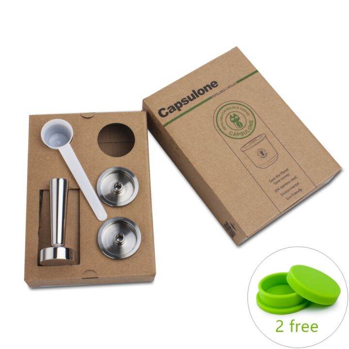 CAPSULONE Metal Stainless Steel Refillable Reusable Capsule Pod Fit For