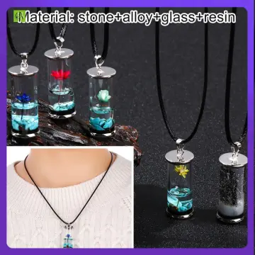 Natural Gems Stone Faceted Prism Perfume Bottle Pendants Necklace,Cut  Hexagon Points Crystal Essential Oil Diffuser Vial Charms | Wish