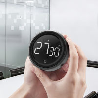 Rotation Countdown Timer with LED Round Digital Display Rotate to Adjust Adjustable Sound Reminder Magnetic Kitchen Alarm Clock